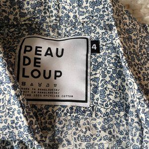 Peau De Loup Short-Sleeve Floral Button Down - Women's 4